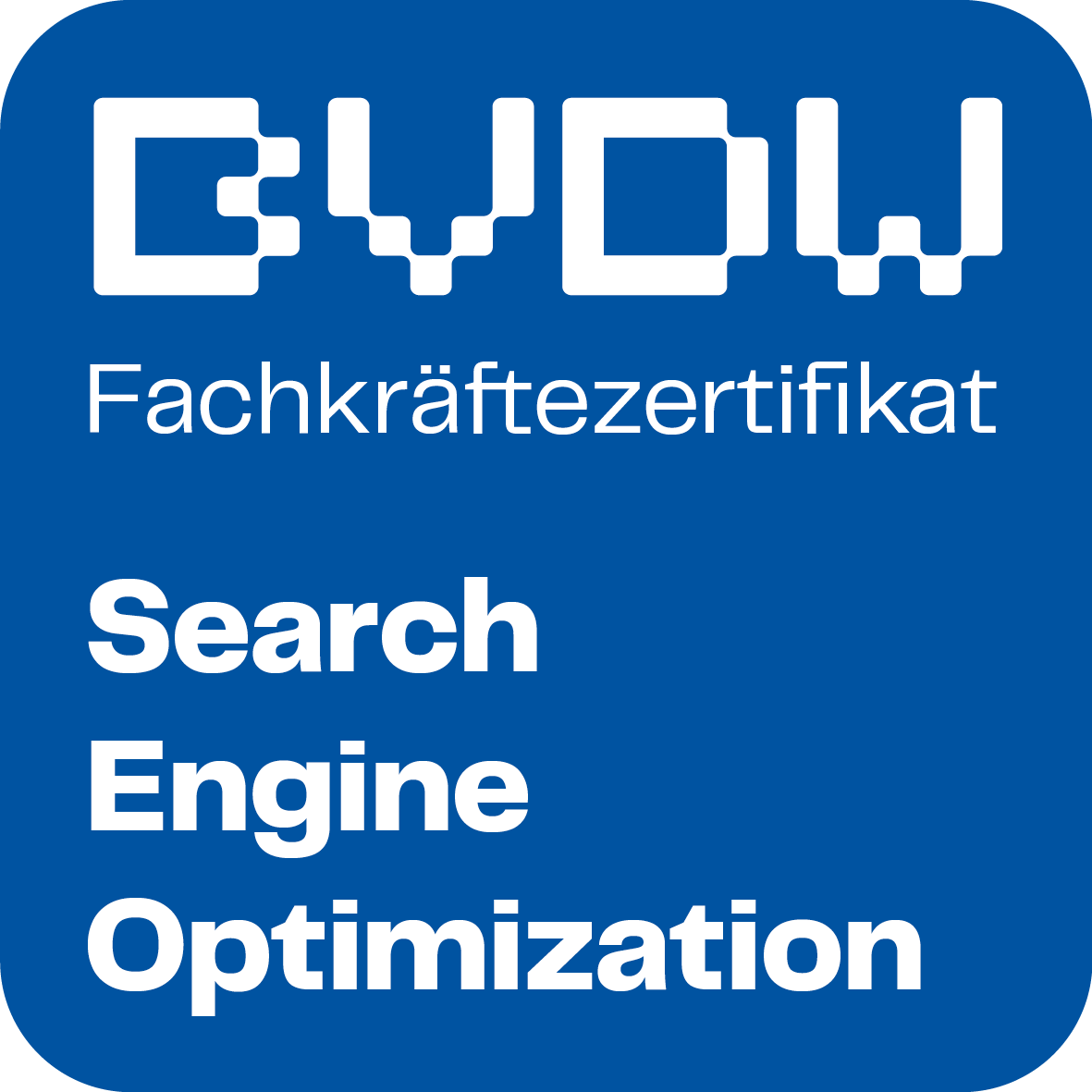 BVDW-zertifizierte SEO-Fachkraft
